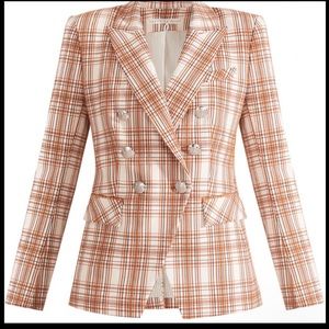 Veronica Beard Miller Plaid Dickey Jacket